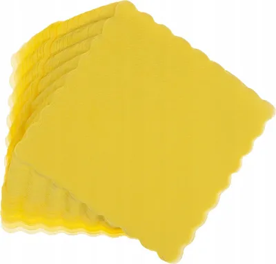 Productafbeelding van Enkelelaagse servetten, afmeting 33x33 cm, geel, 500 stuks