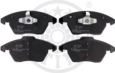 Produktbild von OPTIMAL Bremsbeläge Satz Vorne Bremsklötze für VW Polo Schrägheck (6R1, 6C1) BP-13024