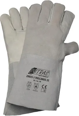 Produktbild von Arbeitshandschuhe | 12 Paar Schweißerhandschuhe VULCANUS 35 | Gr. 9