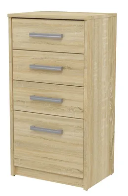 Produktbild von Topeshop OTIS 4S SON, Eiche, 4 Schublade(n), Partikelbord, 450 mm, 330 mm, 850 mm