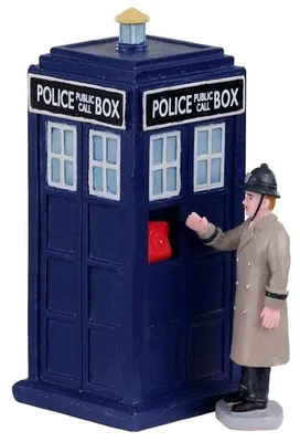 Productafbeelding van Police call box set of 2 kerstfiguur LEMAX