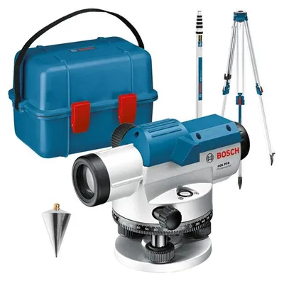 Produktbild von Optisches Nivelliergerät GOL 20 D, mit Baustativ BT160, Messstab GR 500