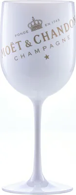 Produktbild von Moët & Chandon Ice Imperial Champagner Acryl-Glas 0.45l Becher Kelch weiss/gold Gläser Moet