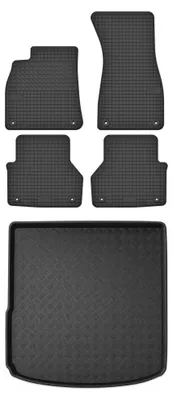Immagine prodotto di Tappetini gomma SolidTread + bagagliaio per Audi A6 C8 2018- 5 pezzi