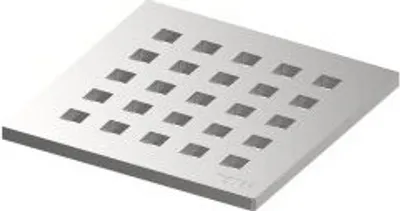 Zdjęcie produktu dla TECEdrainpoint S – kratka designerska Quadratum, stal nierdzewna, 142 × 142 mm, 3665009