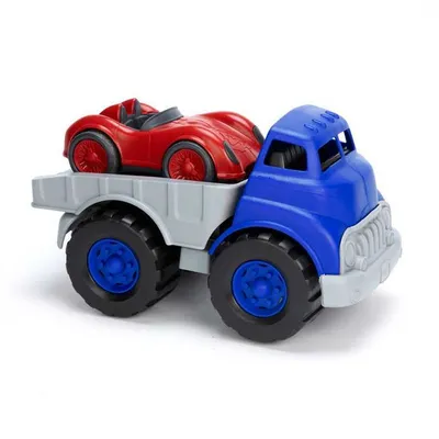 Produktbild von Green Toys FLRA-1481, Fahrzeug-Set, 1 Jahr(e), Kunststoff, Blau, Grau, Rot