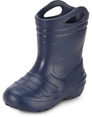 Produktbild von Ladeheid Kinder Mädchen Jungen federleichte Eva Gummistiefel KL051-S (Dunkelblau, 25 EU)