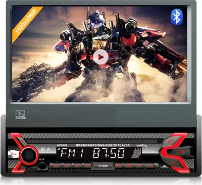 Produktbild von Multimediálne autorádio LCD 7" dotykový displej 1080P MP5 AVI DivX Bluetooth handsfree RDS Digitálne rádio Diaľkové ovládanie 1 DIN