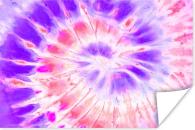 Produktbild von MuchoWow® Poster Sommer - Krawattenfärbung - Lila 120x80 cm - Bilder