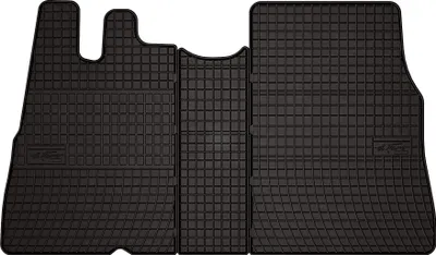 Immagine prodotto di Tappetini auto in gomma adatto per Fiat Ducato II (1994-2006, furgone, tipo 230 / 244) neri, set 3 pz, con fissaggi