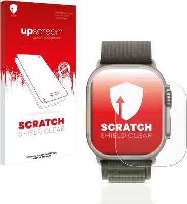 Produktbild von upscreen Schutzfolie für Apple Watch Ultra (49 mm) Displayschutz Displayschutzfolie Folie Klar Transparent