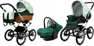 Image de Babylux® Classic Exclusive | Ensemble pour chat 3-en-1 | Green Daisy | Chat combiné | Bébé chat