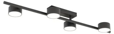 Obrázok produktu pre Závesná lampa BET, čierna, 4xGX53x10W, kov, rozmery: 9x80x19 cm, IP20, Emibig