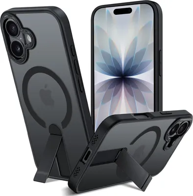 Immagine prodotto di Custodia Kickstand per iPhone 17 Custodia protettiva con supporto compatibile con Magsafe