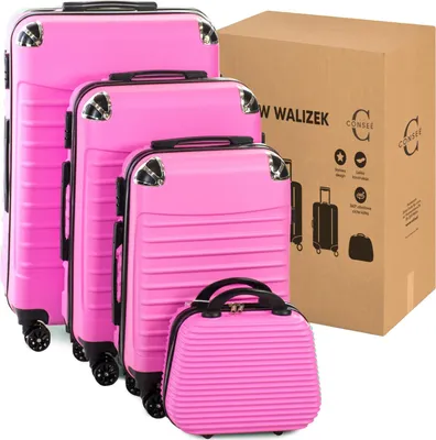 Immagine prodotto di Set di valigie 4 in 1 CONSEÉ rosa