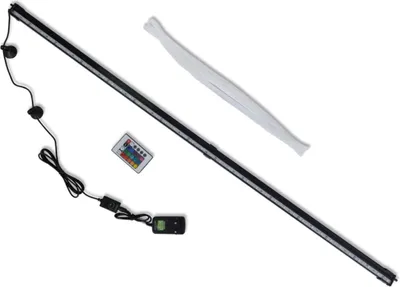 Image de Lampe LED de bulles d'aquarium RVB 107 cm