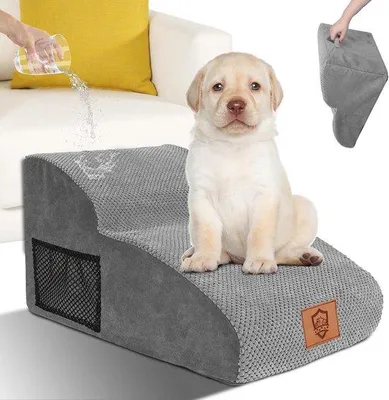 Produktbild von Hunde-Falle Waschbar - Transportierbar für Sofa-Betten - Geeignet für kleine Hunde und Katzen - Enthält 1 Lederroller