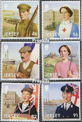 Produktbild von Briefmarken GB - Jersey 2014 Mi 1831-1836 (kompl.Ausg.) postfrisch Mobilmachung