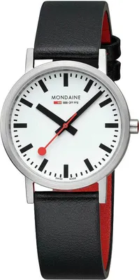 Produktbild von Mondaine Uni Uhr Classic Armbanduhr 36 mm A660.30314.16SBBV Leder