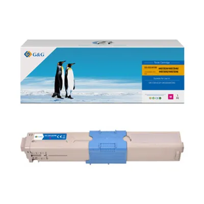 Produktbild von G&G Kompatibler Toner zu OKI 44973534, NT-COC301FM, magenta, 1500s