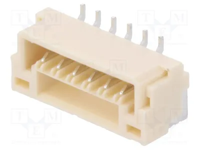 Obrázek produktu pro 1x zásuvka, 50V, samice, konektor: 6 GH, připojení: deska, 1,25 mm, 1A, typ: BM06B-GHS-TBT, výrobce: Signteck