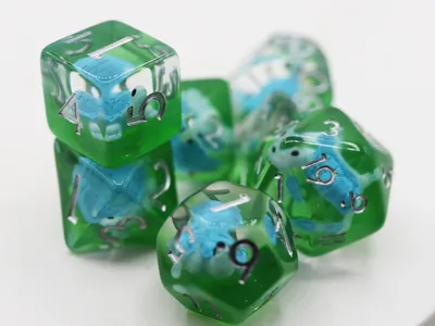 Produktbild von Foam Brain Games Würfelset Splash Turtle für Rollenspiele