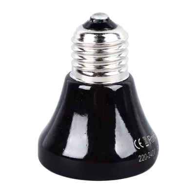 Obrázok produktu pre Tepelná lampa pre plazy, tepelná žiarovka pre plazy, keramický tepelný žiarič, tepelná žiarovka pre plazy, keramická tepelná lampa pre plazy, tepelná lampa pre plazy bez svetla