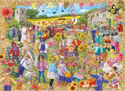 Image de Gibsons Puzzle Scarecrow Festival Puzzle de 1000 pièces