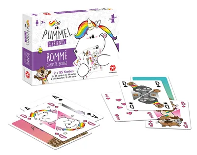 Immagine prodotto di Numero 1 Carte da gioco Canasta-Bridge-Rummy Pummel & Friends