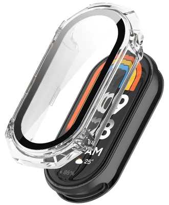 Obrázok produktu pre Pre Xiaomi Smart Band 9 Plastové PC Smart Watch Case + ochranné tvrdé sklo Transparent