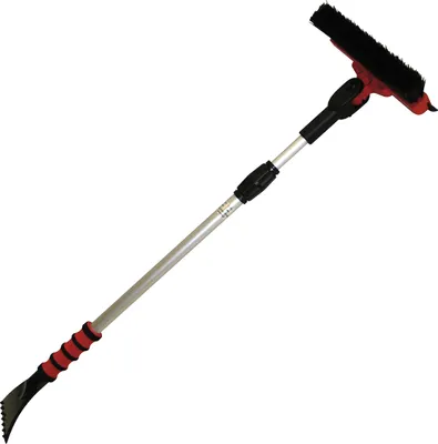 Image de Grattoir à glace avec balai et raclette (86-132 cm)