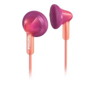 Obrázok produktu pre Philips SHE3010PH/00, Kábel, 9 - 22000 Hz, Hudba, 11,67 g, Slúchadlá, Oranžová, Ružová