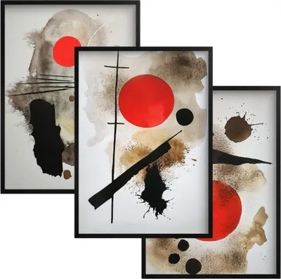 Immagine prodotto di Poster di pittura moderna per la parete Decorazione colorata Astrazione