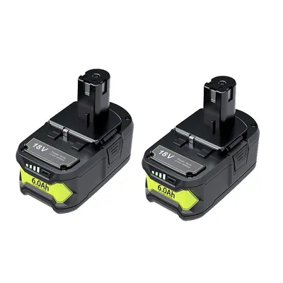 Obrázok produktu pre Akumulátor RYOBI 18V, kapacita 6,0 Ah, kompatibilný s náradím RYOBI, 2 batérie