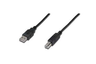 Immagine prodotto di DIGITUS USB 2.0 Anschlusskabel Typ A -B St/St 1.0m, sw