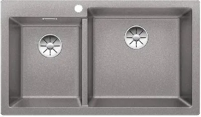 Produktbild von Blanco Pleon 9 - Silgranitspüle, 860x500 mm, Aluminium 523059