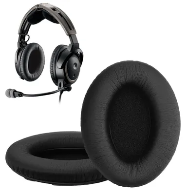 Produktbild von kwmobile 2x Ohr Polster für Bose A20 Aviation Headset Ohrpolster - Ersatz Ohrpolster - Kopfhörer Ersatzteile - Kopfhörer Ersatzpolster für Over Ear