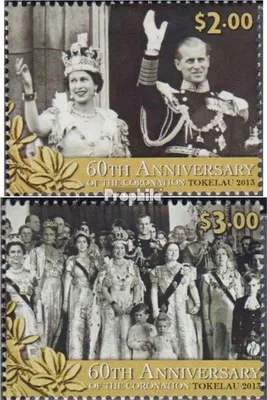 Produktbild von Briefmarken Tokelau 2013 Mi 435-436 (kompl.Ausg.) postfrisch Krönung Elisabeth II.