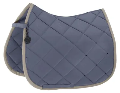 Produktbild von Eskadron Platinum Schabracke " SILK CRYSTAL " Form - Dressur Farbe - slate blue
