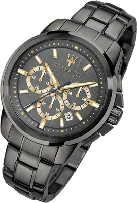 Produktbild von Maserati Armband-Uhr Herren Chronograph Edelstahl grau Successo UMAR8873621007
