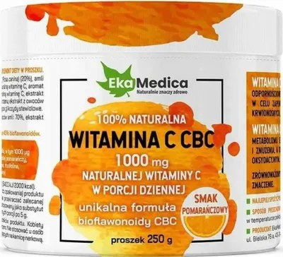 Produktbild von EkaMedica Vitamin C CBC 100 % natürliches Pulver 250 g
