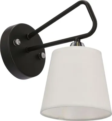 Obrázek produktu pro Moderní nástěnné osvětlení MORLEY - 1xE14, 60W, černé / bílé