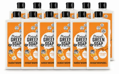 Produktbild von 12 x Marcel's Green Soap Spülmittel - Orange & Jasmin - 500 ml - Vorteilspackung - 12 Stücke
