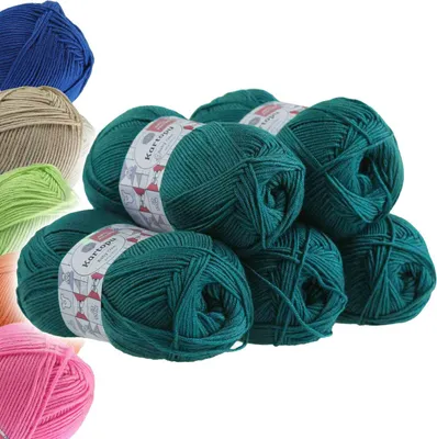 Produktbild von 5 x 100g Strickgarn Kartopu BABY ONE Antipilling Babywolle Babygarn, Farbwahl