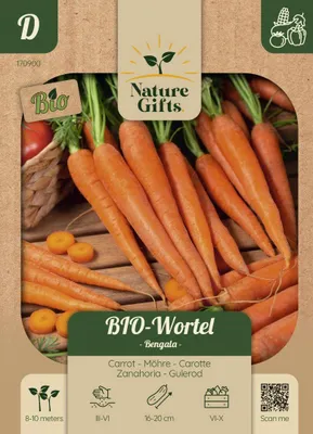 Productafbeelding van Wortel Nantaise F1 groentenzaad Nature Gifts Baltus