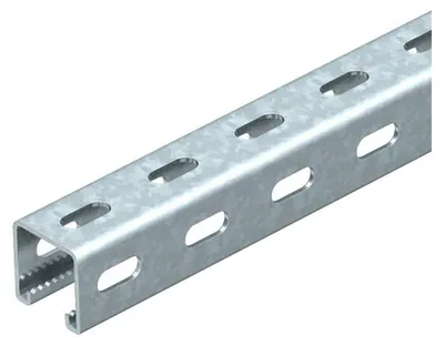 Productafbeelding van OBO Bettermann profielrail met zijbevestiging, type MS4141PP03 (artikelnummer 1122500)