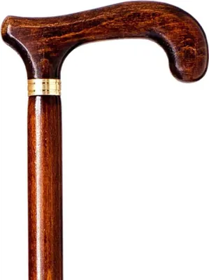 Produktbild von Wandelstock Knevelgriff Holz Dunkelbraun 90 cm für Senioren - Verstellbarer Gehstock mit komfortablem Griff