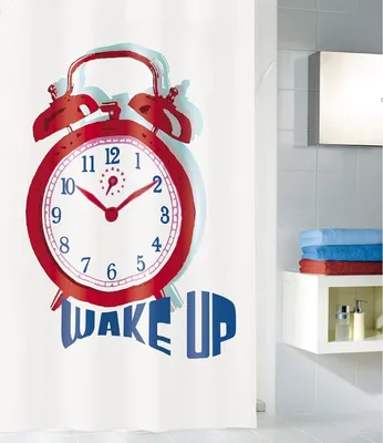 Produktbild von Kleine Wolke 5173148305 Duschvorhang Wake Up 180 x 200 cm Multicolor
