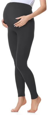 Produktbild von Be Mammy Lange Umstandsleggings aus Baumwolle BE20-230 (Graphite, S)