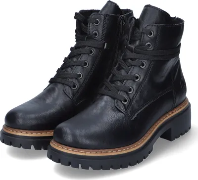 Productafbeelding van Rieker dames veterschoen, zwart